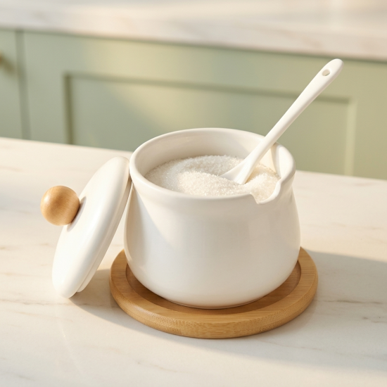 Porcelain Sugar Bowl