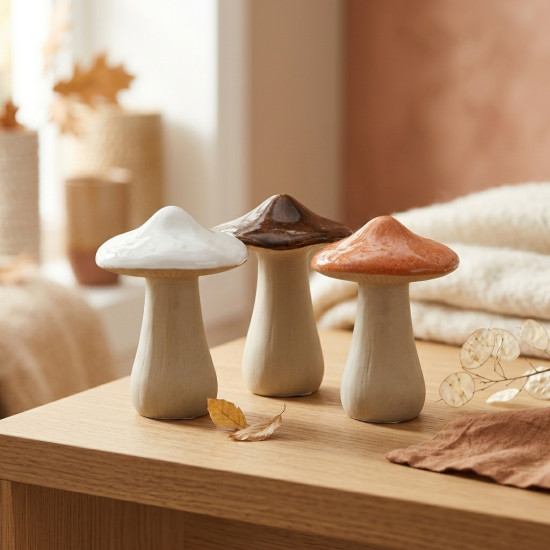 Ceramic Mushroom Ornament