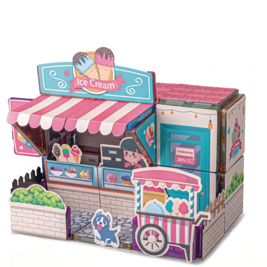 Magnetic Ice Cream Set 82 Pieces