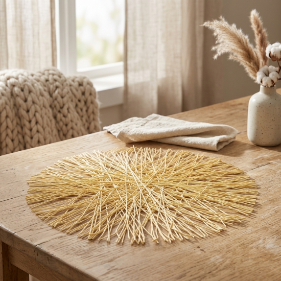 Straw Coaster 38 cm