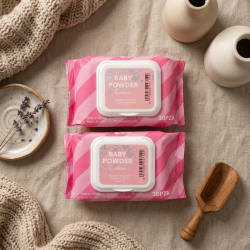 Luenco Baby Powder Makeup Remover Wipes