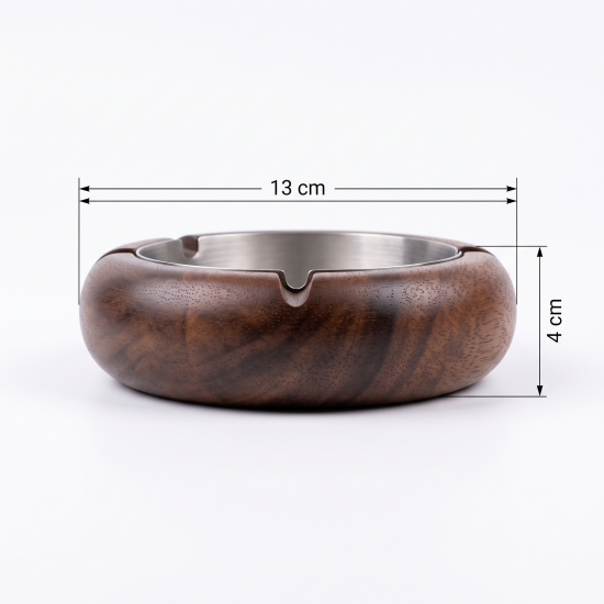 Wooden Ashtray Large