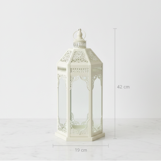 Metal Ramadan Lantern 2 Pcs