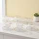 Tea Glass Cups And Saucer Set 6 Pcs
