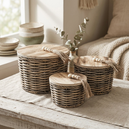 Straw Basket Medium