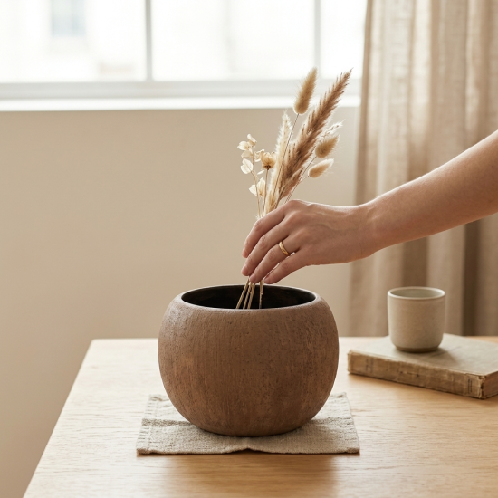 Porcelain Plant Pot Small