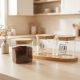 Glass Spice Jar Set - 3 Pcs	
