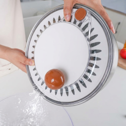 Stainless Steel Salad Spinner Drain Bowl