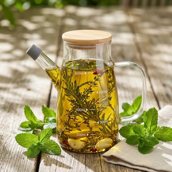 Glass Oil Dispenser 600 ml