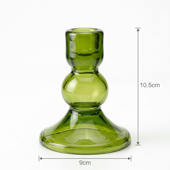 Glass Candleholder Small
