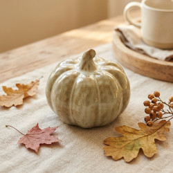 Ceramic Pumpkin Ornament Large