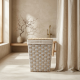 Straw Laundry Basket Small