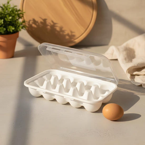 Plastic Egg Container - 15 Eggs