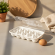 Plastic Egg Container - 15 Eggs