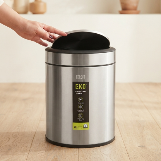  Trash Can With A Lid 8 liter