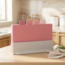 Plastic Cutting Board Set – 4 Pcs