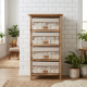 Wooden Storage Cabinet - 4 Drawers