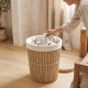 Straw Laundry Basket Medium