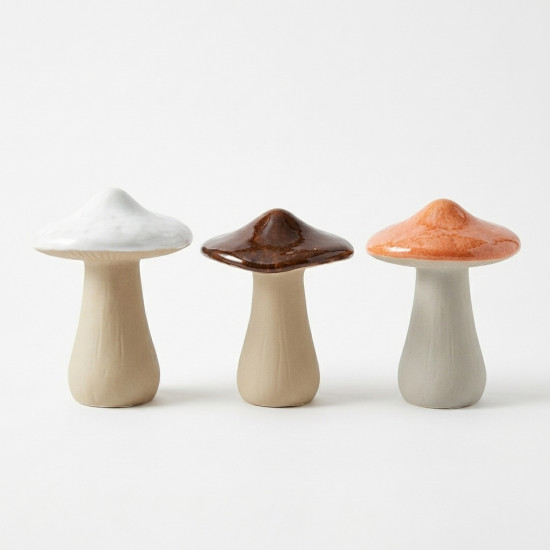 Ceramic Mushroom Ornament