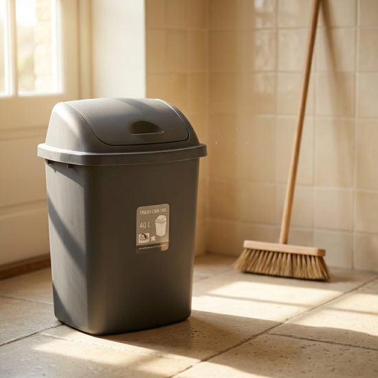 Plastic Trash Can 40 Liter