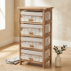 Wooden Storage Cabinet - 4 Drawers