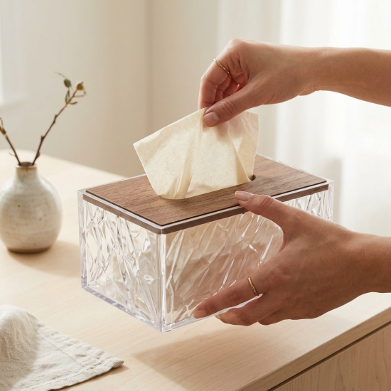 Acrylic Tissue Box