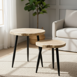 Wooden Table Set 2 pieces