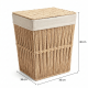 Straw Laundry Basket Medium