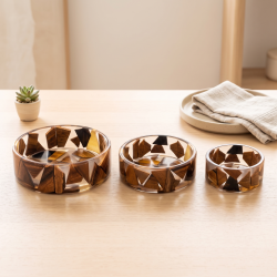 Wooden Tray Set 3 Pcs