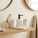 Ceramic Bathroom Set - 4 Pcs