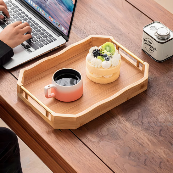 Wooden Tray Set 3 Pcs