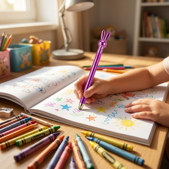 Pen With A Toy Head