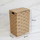 Straw Laundry Basket Small