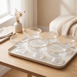 Glass Bowls 6 Pcs