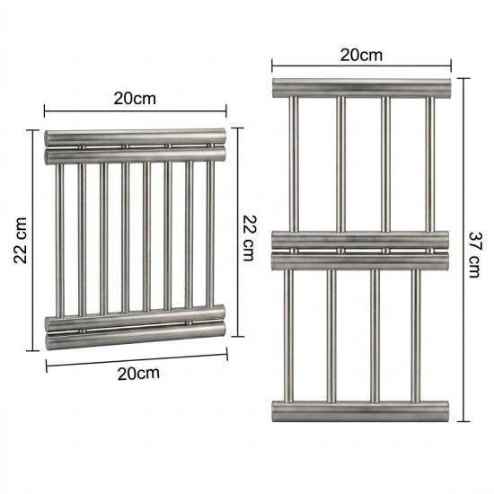 Expandable Stainless Steel Coaster