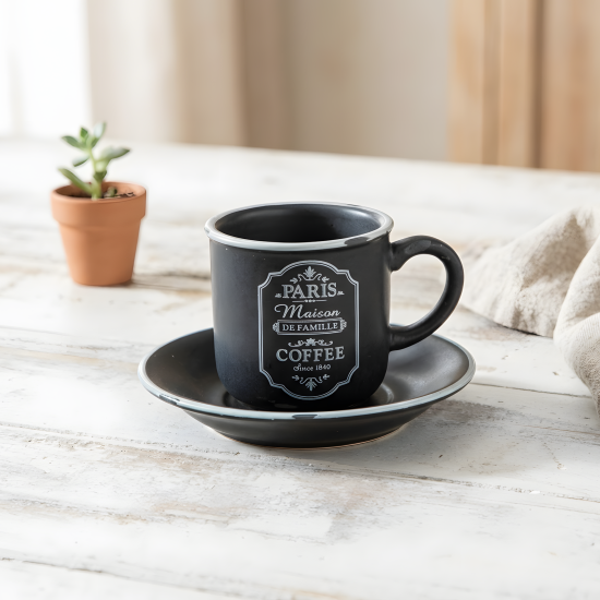 Porcelain Coffee Cup Set 12 Pcs