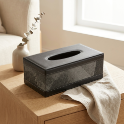 Leather Tissue Box