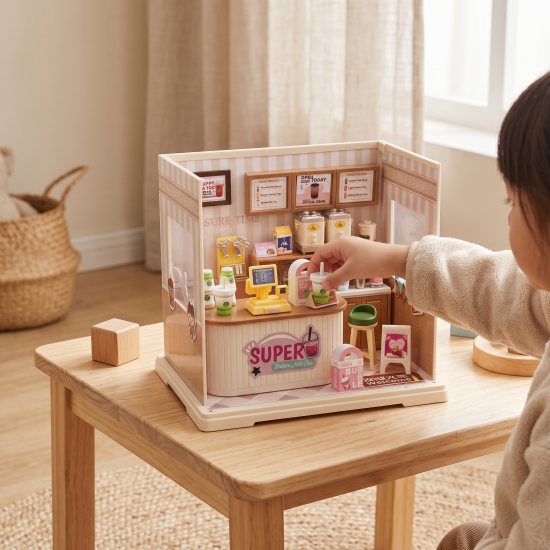 Bubble Tea Dollhouse Set 99 Pieces