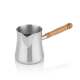 Stainless Steel Coffee Pot With Wooden Handle 500 ml