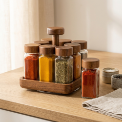 Glass Jar Set 8 Pieces