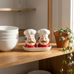 Porcelain Salt and Pepper Shaker Set