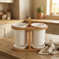 Porcelain Utensil Holder