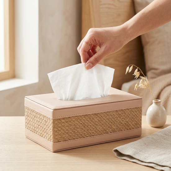Leather Tissue Box