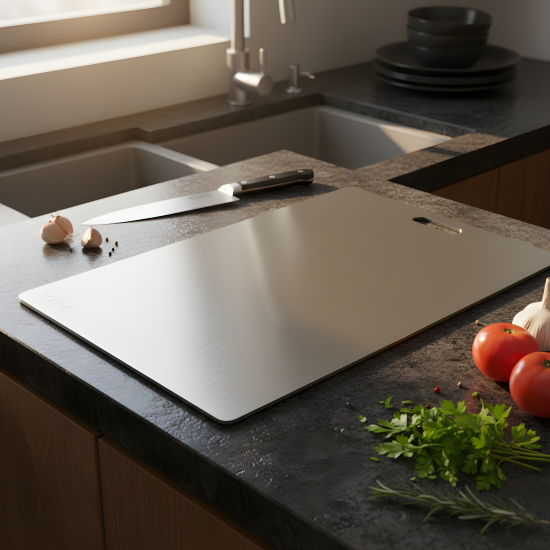 Stainless Steel Cutting Board Large