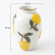 Lemon Pattern Porcelain Vase Small