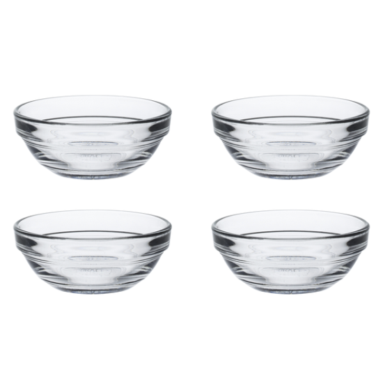 Glass Bowls 4 Pcs