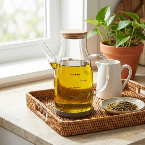 Glass Oil Dispenser 1000 ml