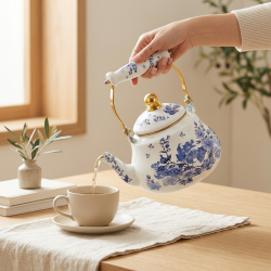 Flowers Pattern Tea Pot 1.5 Liter