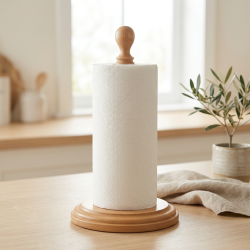 Wooden Paper Towel Holder