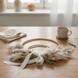 Floral Wall Decoration 35x35cm